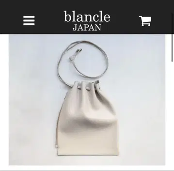 새상품급 blancle 아이보리 복조리 숄더백