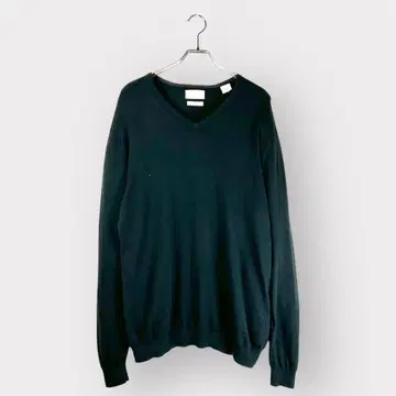 Weatherproof Cotton Cashmere V넥 스웨터 L
