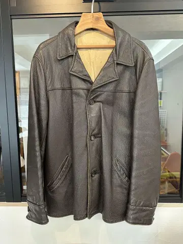 50s 가죽 카코트 다크 브라운