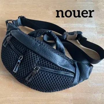 nouer 누에르 바디백 메쉬 블랙