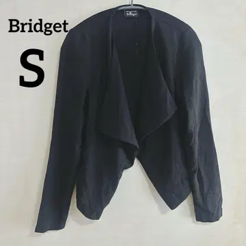 Bridget 블랙 긴팔 가디건 깔끔한 심플 어른 S