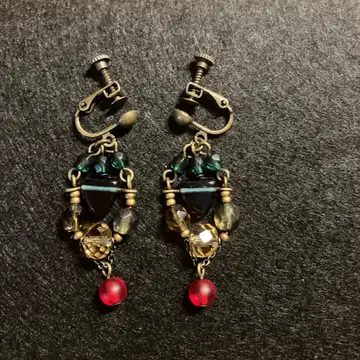 비즈 귀찌 약 4cm