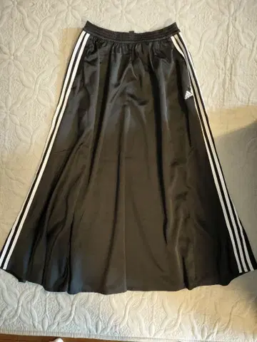 adidas 플레어 스커트 블랙 3 라인 빅 사이즈 O