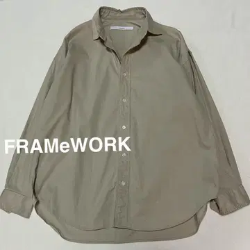 24AW FRAMeWORK 코튼 레귤러 카라 셔츠 프레임워크