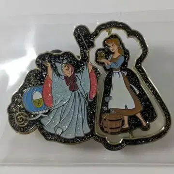 디즈니 프린세스 신데렐라 마법사 핀 배지 핀 배지 핀즈