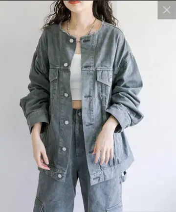 새상품급 ainode setouchi 노카라 빅 G 재킷