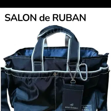 SALON de RUBAN 블랙 토트백 숄더백 2way