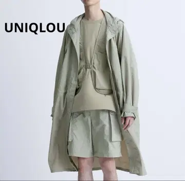 UNIQLOU 나일론 후드티 라이트웨이트 코트 유니클로유
