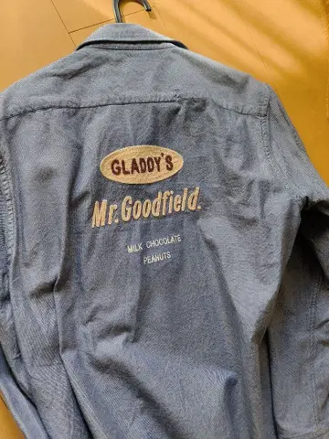 GLADHAND 워크 셔츠 바지 셔츠 자수