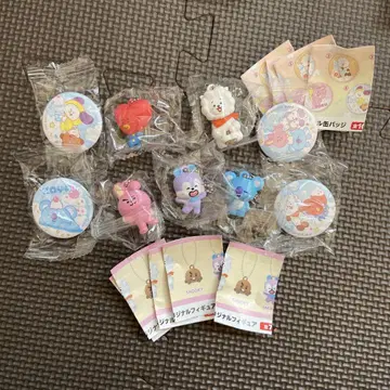 BT21 쿠라스시 피규어 스티커 3종 세트