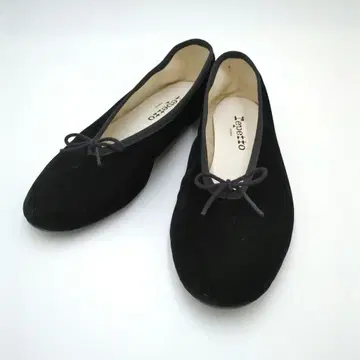 컨디션 최상 reppeto 레페토 벨로아 소재 발레 슈즈 펌프스 레어