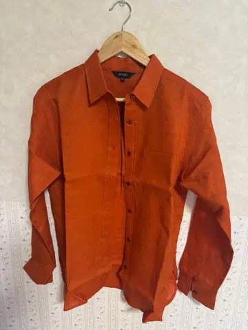 BOSCH 오렌지 긴팔 셔츠 38