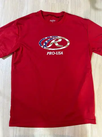 Rawlings PRO-USA 티셔츠 L 사이즈 레드