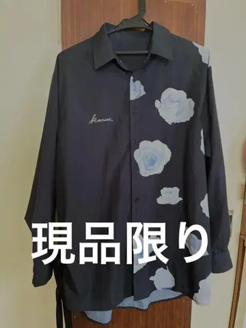 [ 새상품급 ] 카나에 니지산지 플라워 프린트 셔츠