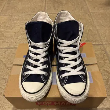 컨버스 네이비 하이컷 스니커즈 22cm