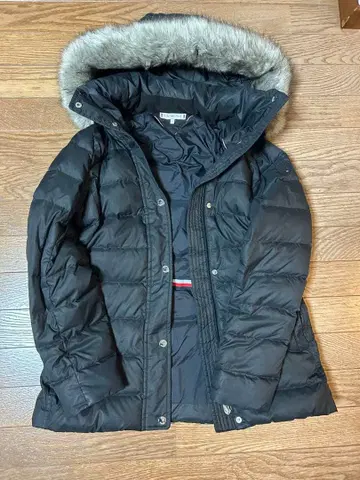 타미힐피거 후드 부착 다운 자켓 여성용