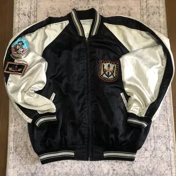 vintage TOPGUN 스카잔 USA L