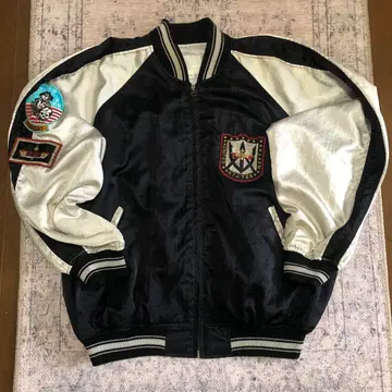 vintage TOPGUN 스카잔 USA L