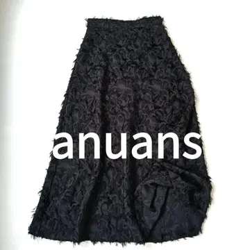 택 포함 새상품 아뉴앙스 anuans 컷 자카드 세미 플레어 스커트
