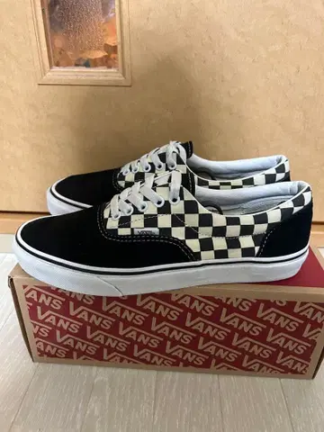 VANS ERA 체커 블랙 화이트 27