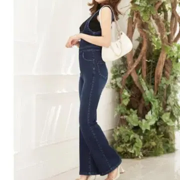Darich 코르셋 플레어 데님 살로펫