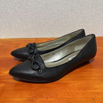 히미코 비트 로퍼 블랙 로퍼 23cm