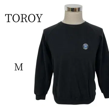 TOROY 블랙 맨투맨 M