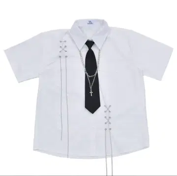 VOLCAN&APHRODITE 3종 세트 체인 UP 타이 포함 반팔 셔츠