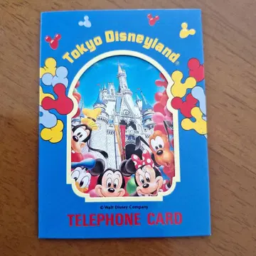 미사용 telephone card 디즈니