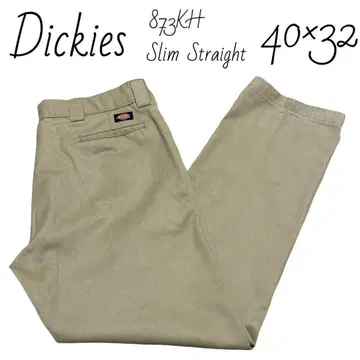 Dickies 873KH 슬림 스트레이트 워크 팬츠 40 x 32