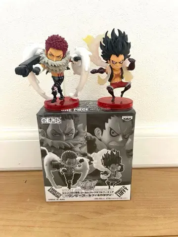 점프 50주년 월드 콜렉터블 원피스 피규어 루피&카타쿠리