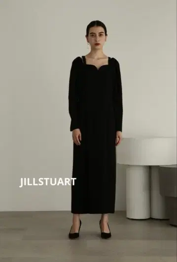 JILLSTUART 블랙 롱 원피스
