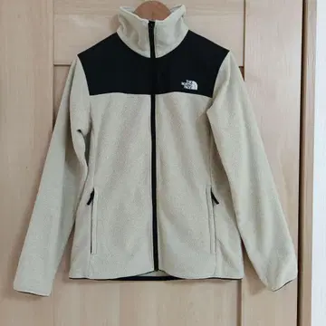 THE NORTH FACE 플리스 자켓 S 베이지 x 블랙