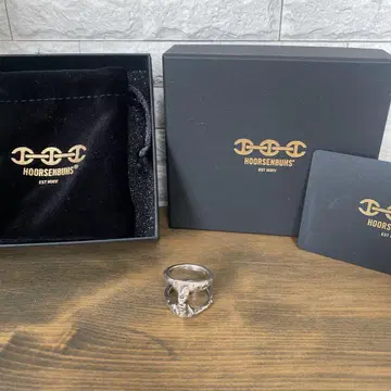 HOORSENBUHS 호센부스 실버 반지 한정품