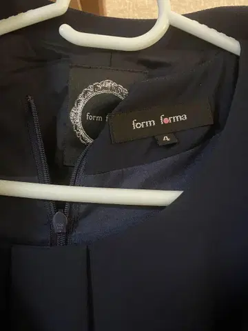 form forma 네이비 원피스 수트 사이즈 4