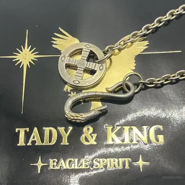 새상품급 타디&킹 이글 후크, 휠 체인 세트 금 도금 벗겨짐 있음