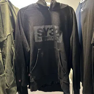 SY32 by SWEET YEARS 블랙 후드티 XXXL