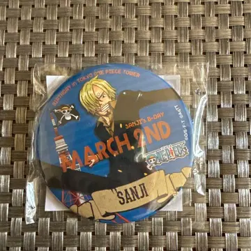 ONE PIECE 도쿄 원피스 타워 벌스데이 캔뱃지 상디