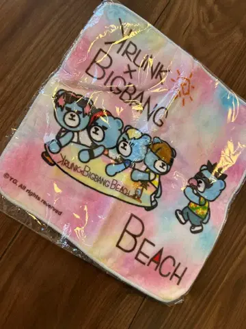 BIGBANG TRUNK 콜라보 비치 타월