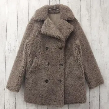 [ stunning ] 스터닝 보아 코트 브라운