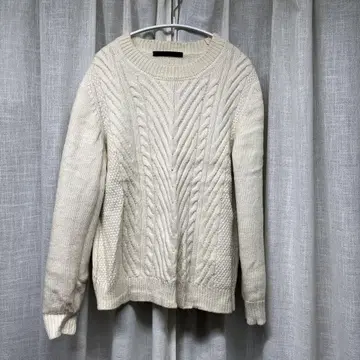 roar 스와로 메탈 니트 스웨터 아이보리 사이즈 M~L