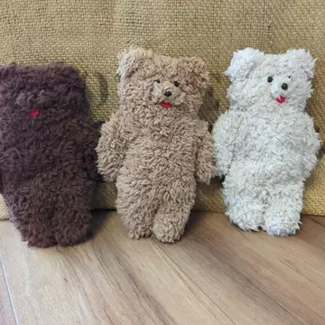 핸드메이드 곰돌이 봉제 인형 3개 세트