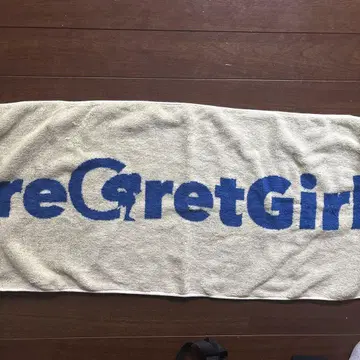 reGretGirl 파란색 로고 타월