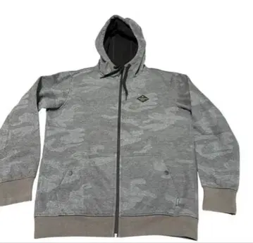 QUICKSILVER 카모 패턴 후드 부착 자켓