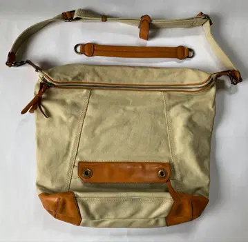 다코타 Dakota 캔버스 가죽 숄더백