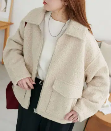 DISCOAT 보아 자켓 블루종