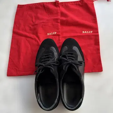 BALLY 블랙 스니커즈 수납 가방 포함