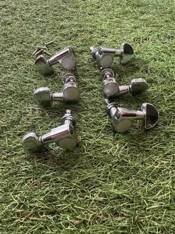 빈티지 일본제 기타 페그 6개