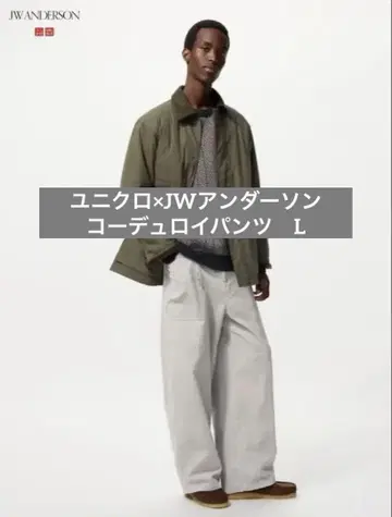 완판템! 2025AW UNIQLO JWA 코듀로이 워크 팬츠 그레이 L