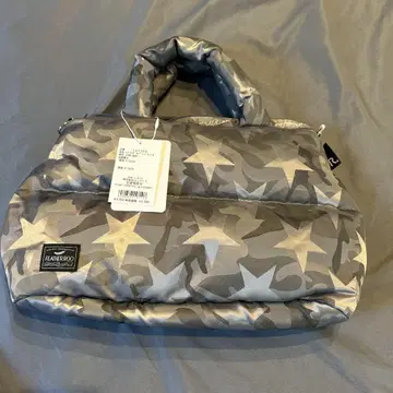 ROOTOTE FEATHERPRO 별 패턴 토트백 그레이